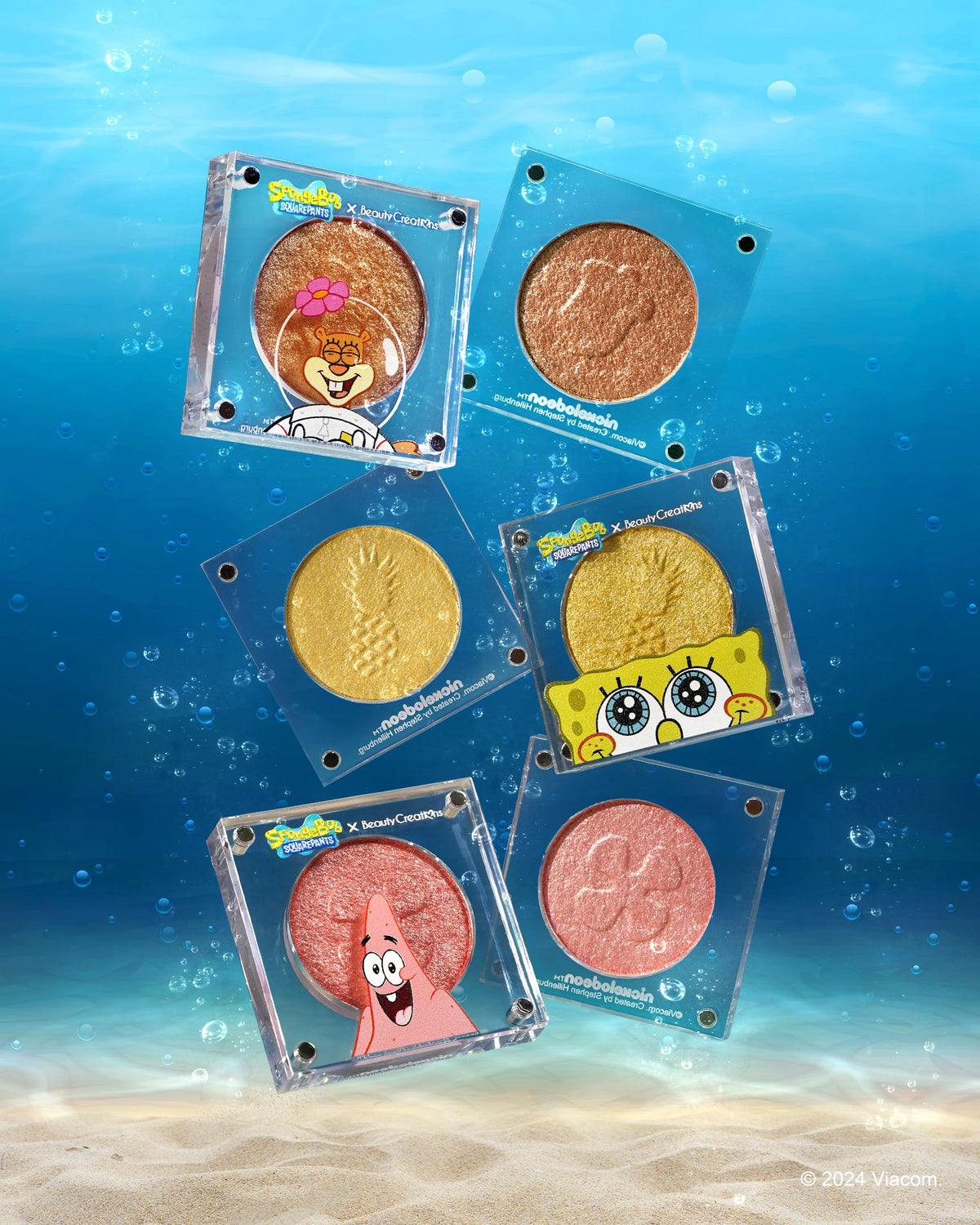 SBSP-SS1  Beauty Creations X SpongeBob SquarePants “Feelin’ Pineapple” single shadow (1PCS)