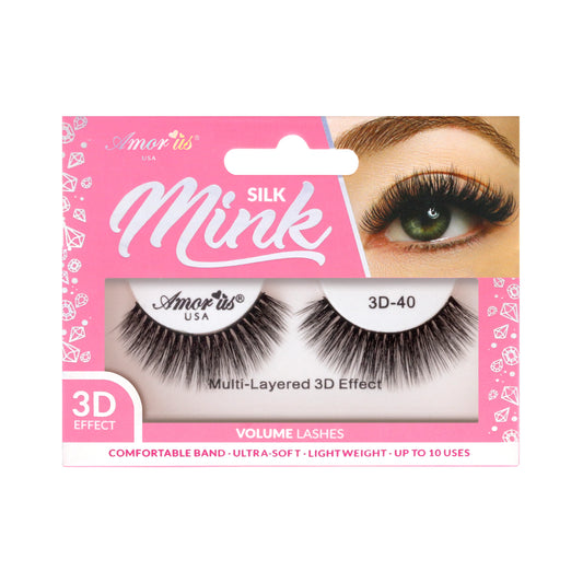 3D Silk Mink Lashes #3D-40