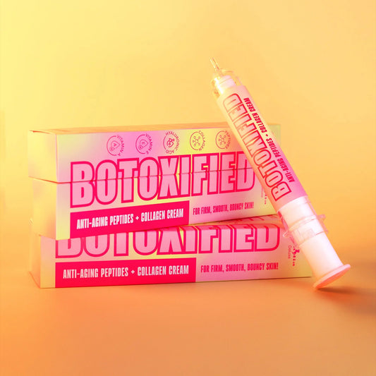 402BC-01 Italia Deluxe Botoxified Anti-Agin Peptide Collagen Cream Display