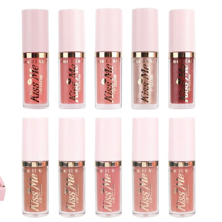 Xime Beauty Kiss Me Lip Glow Display