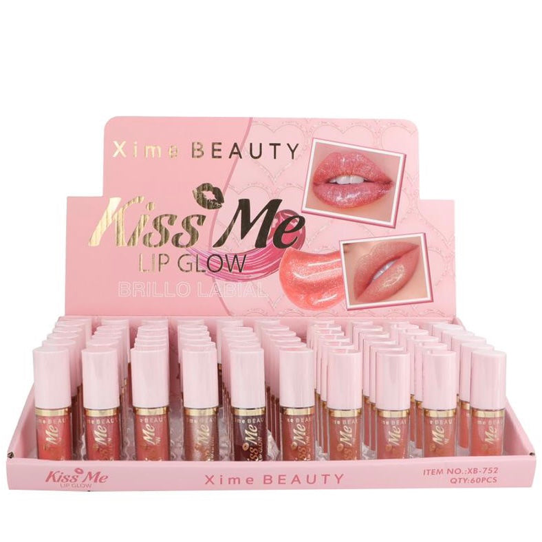 Xime Beauty Kiss Me Lip Glow Display