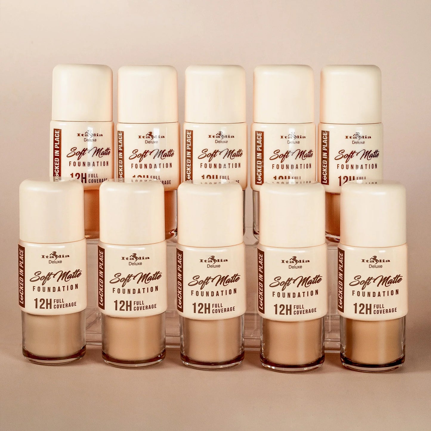 870LSF Italia Deluxe Soft Matte Foundation Display