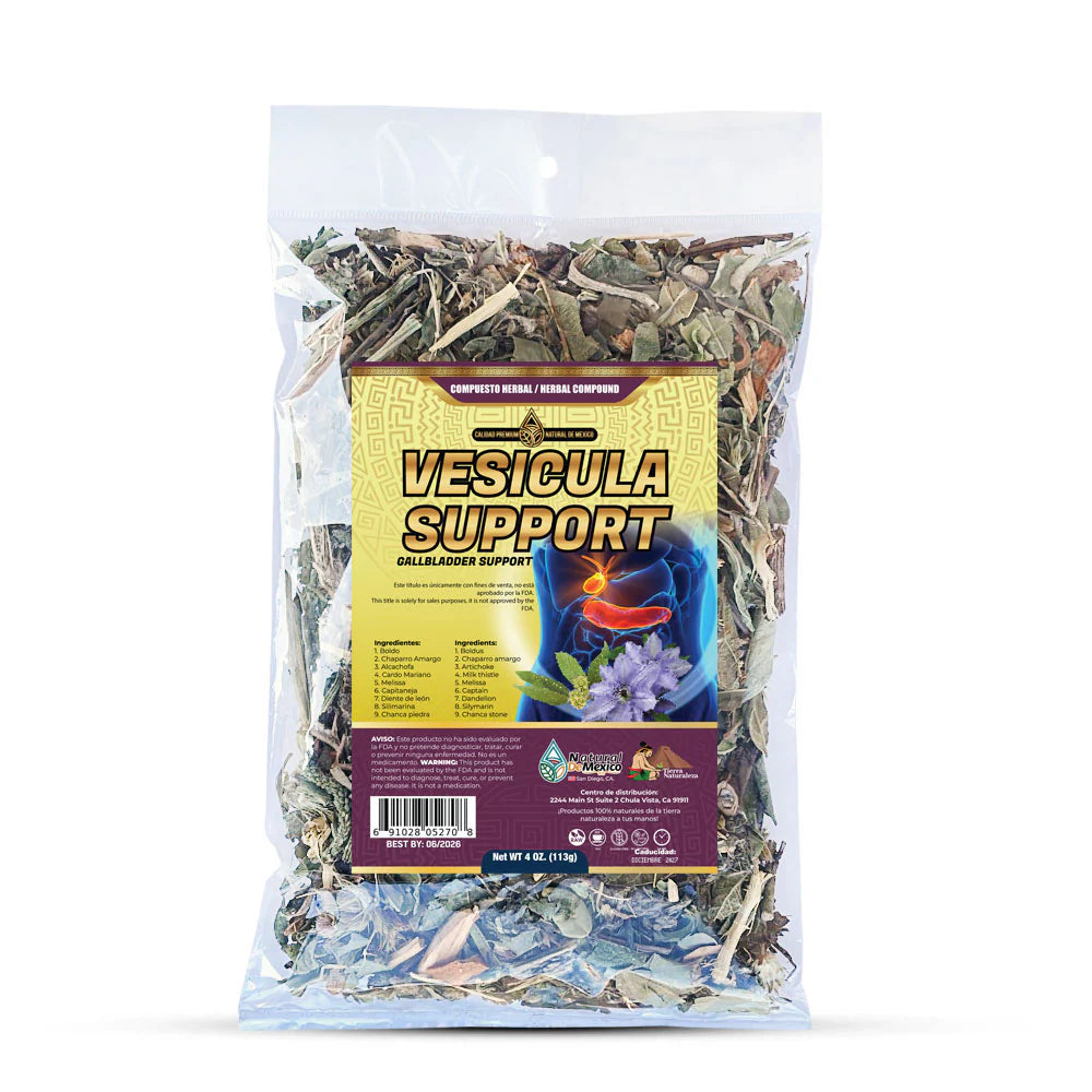 Vesícula Support Compuesto Herbal