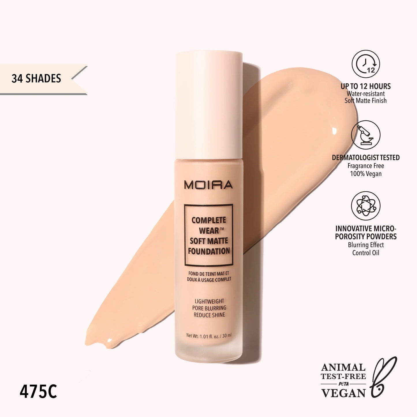 Complete Wear Soft Matte Foundation (475C)