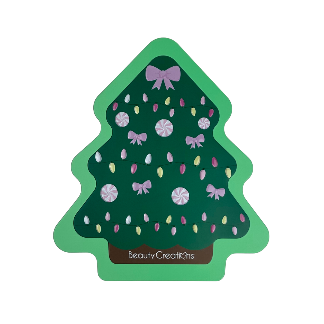 Beauty Creations Holiday Tree Tin PR