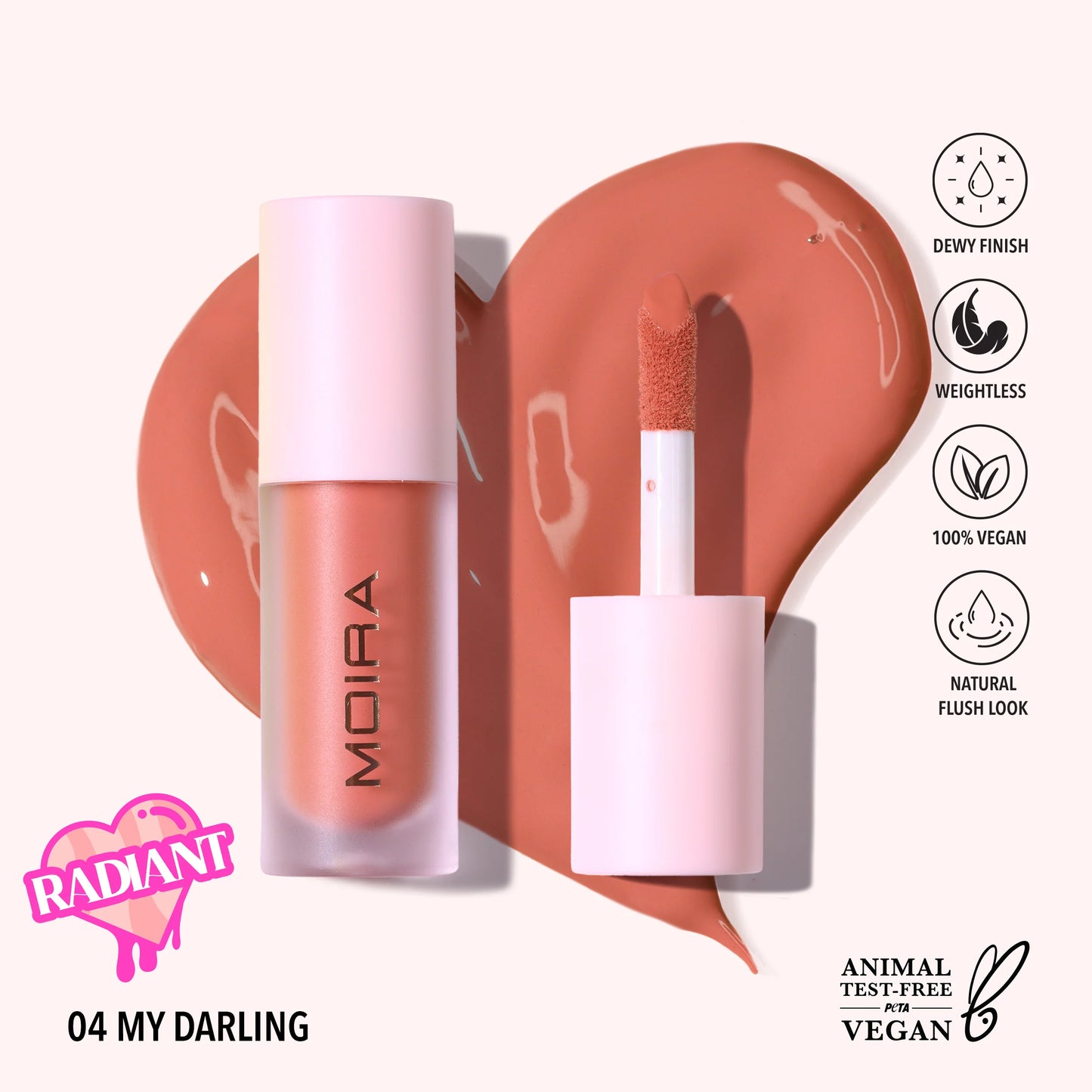 Love Steady Liquid Blush (LLB 004 My Darling) 3pc Bundle