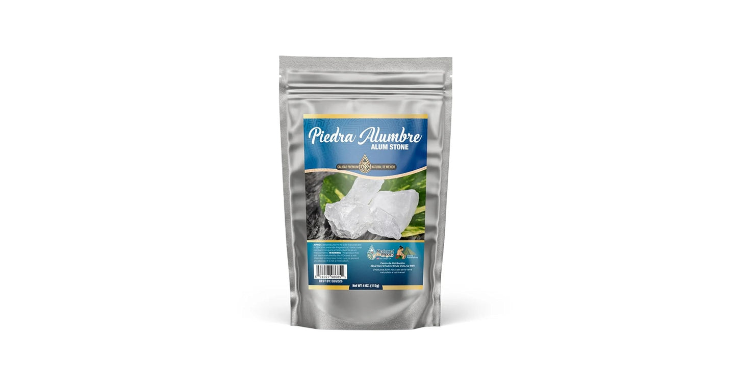 Natural De Mexico -  Piedra Alumbre Alum Stone Herb Herbal Tea 4 oz.