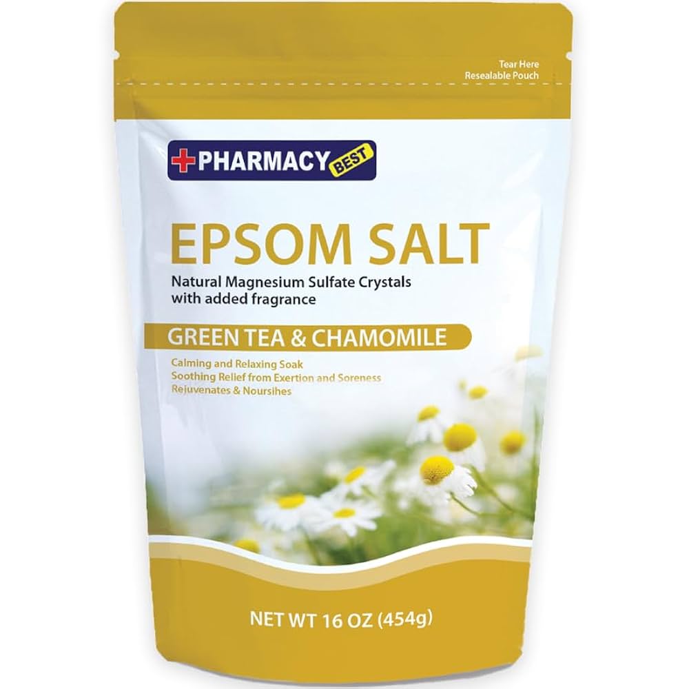 Pharmacy Best Epsom Salt Green Tea & Chamomile 1LB