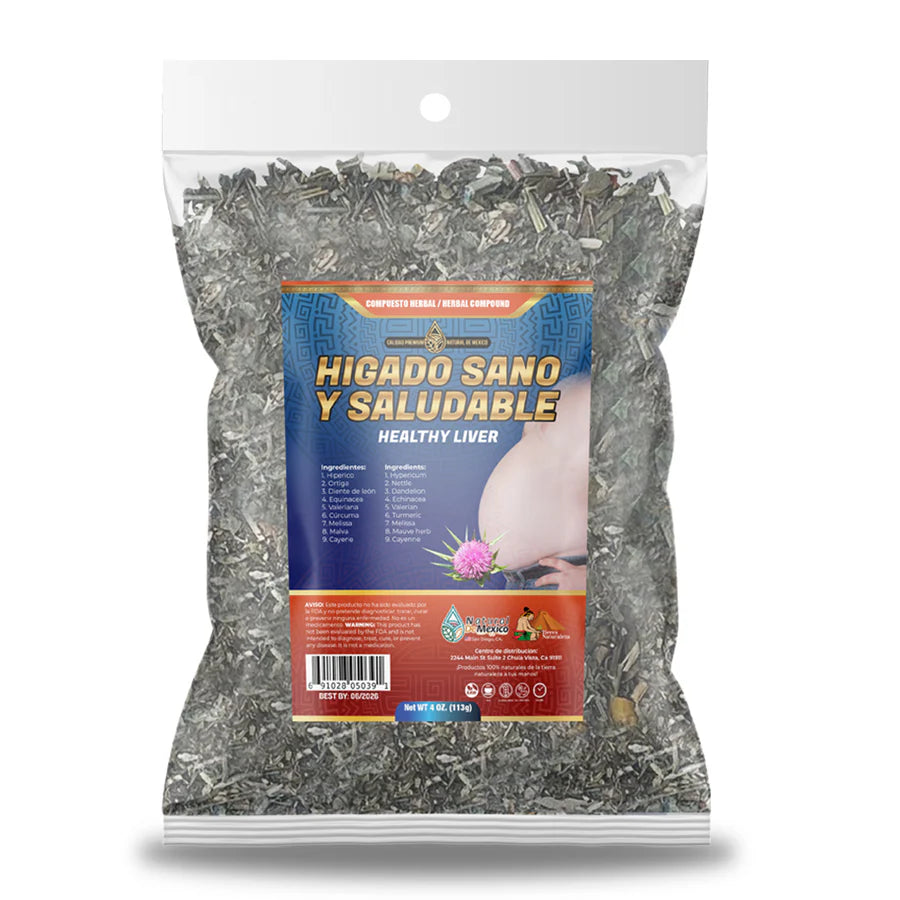 AF-15 Compuesto Herbal Hígado Sano y Saludable Te Cont. 4oz