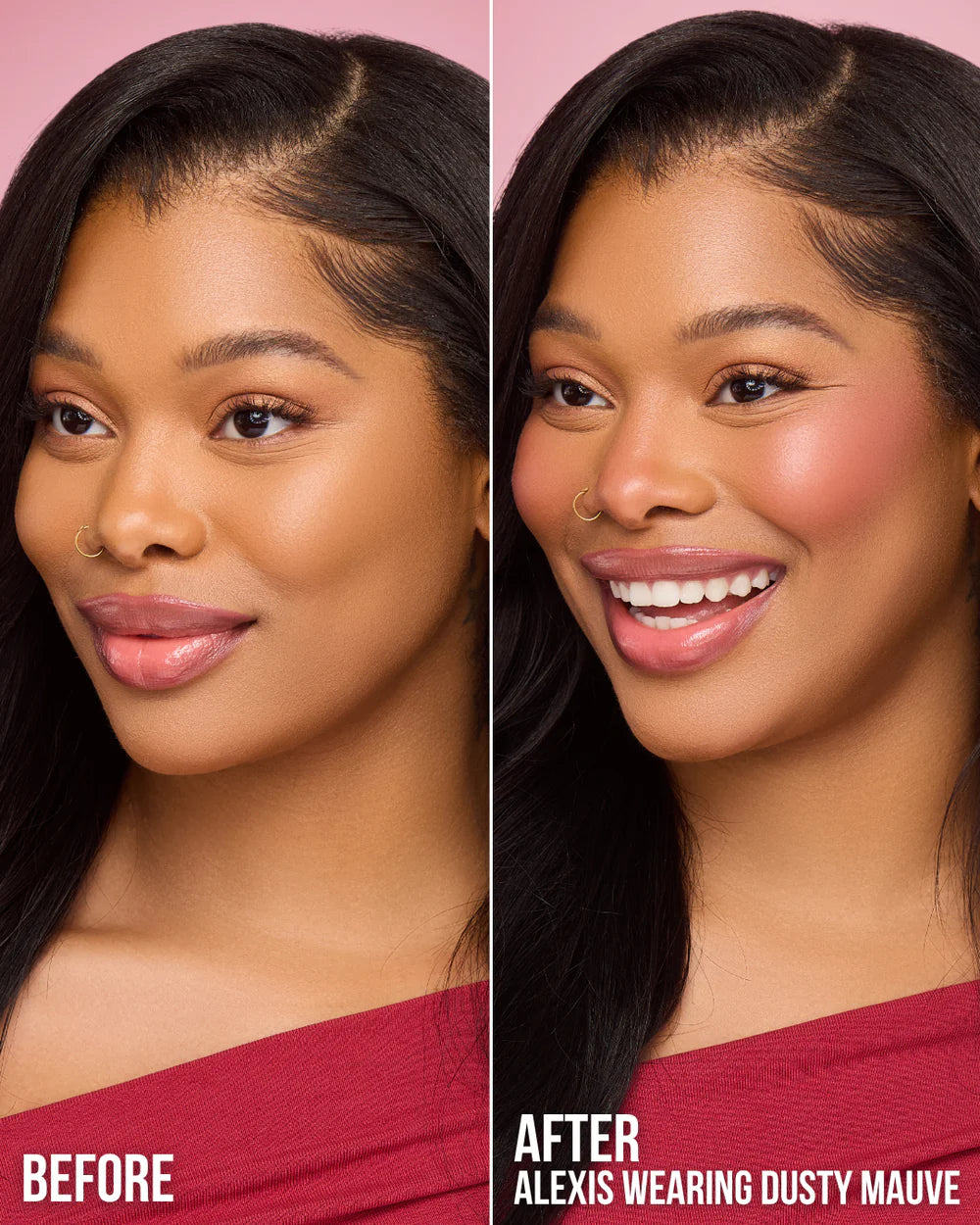 Beauty Creations Liquid Blush (LQBL5, Dusty Mauve) 3pc Bundle