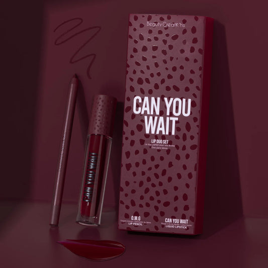 LD04 Beauty Creations Can You Wait Lip Duo 3pc Set