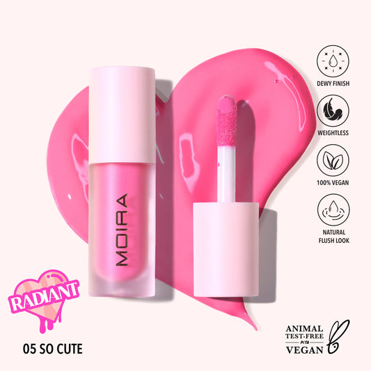 Love Steady Liquid Blush (LLB005, So Cute) 3pc Bundle