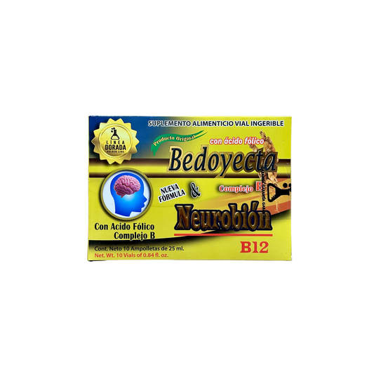 Bedoyecta y Neurobion 10 Ampolletas 25 ml