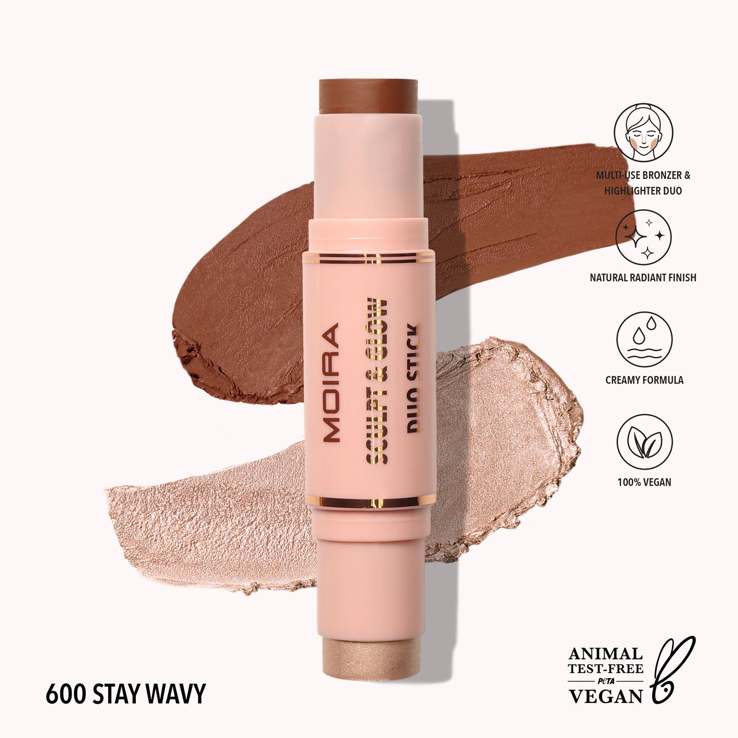 Sculpt & Glow Duo Stick (SGDS 600, Stay Wavy)