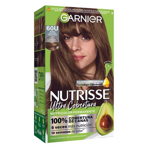 Garnier Nutrisse Tinte Ultra Cobertura  -  60U Capuccino Clásico