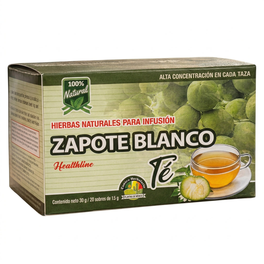 Hierba Naturales Para Infusion Zapote Blanco Te /20 Sobres De 30G