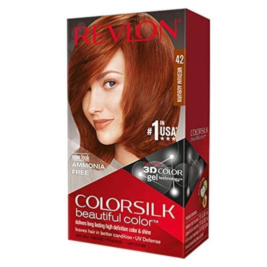 Revlon Colorsilk Beautiful Color with Keratin - 42 Medium Auburn