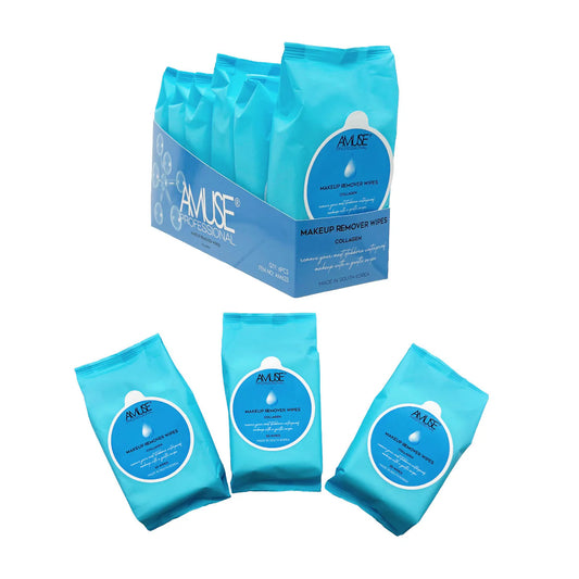 AM623 AMUSE-  Collagen Makeup Remover Wipes Display