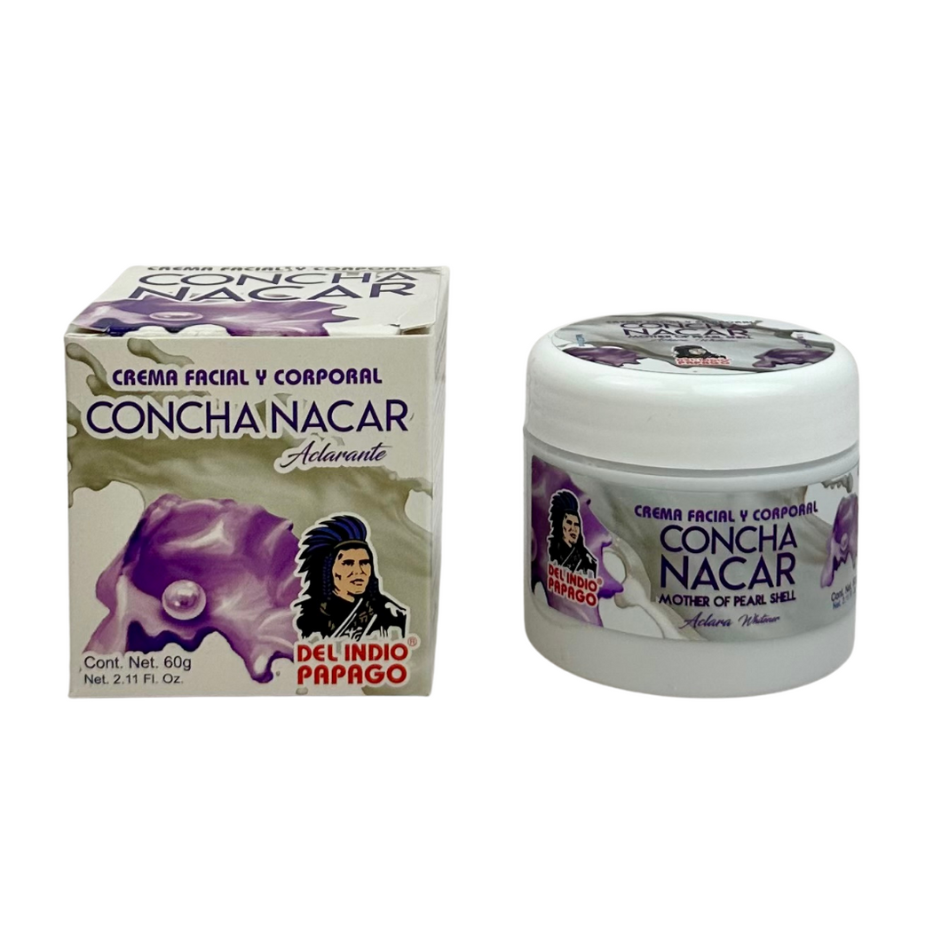 Del Indio Papago Cream Aclarante de Concha Nácar 60g