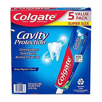 Colgate Cavity Protection Toothpaste 5 Value Pack