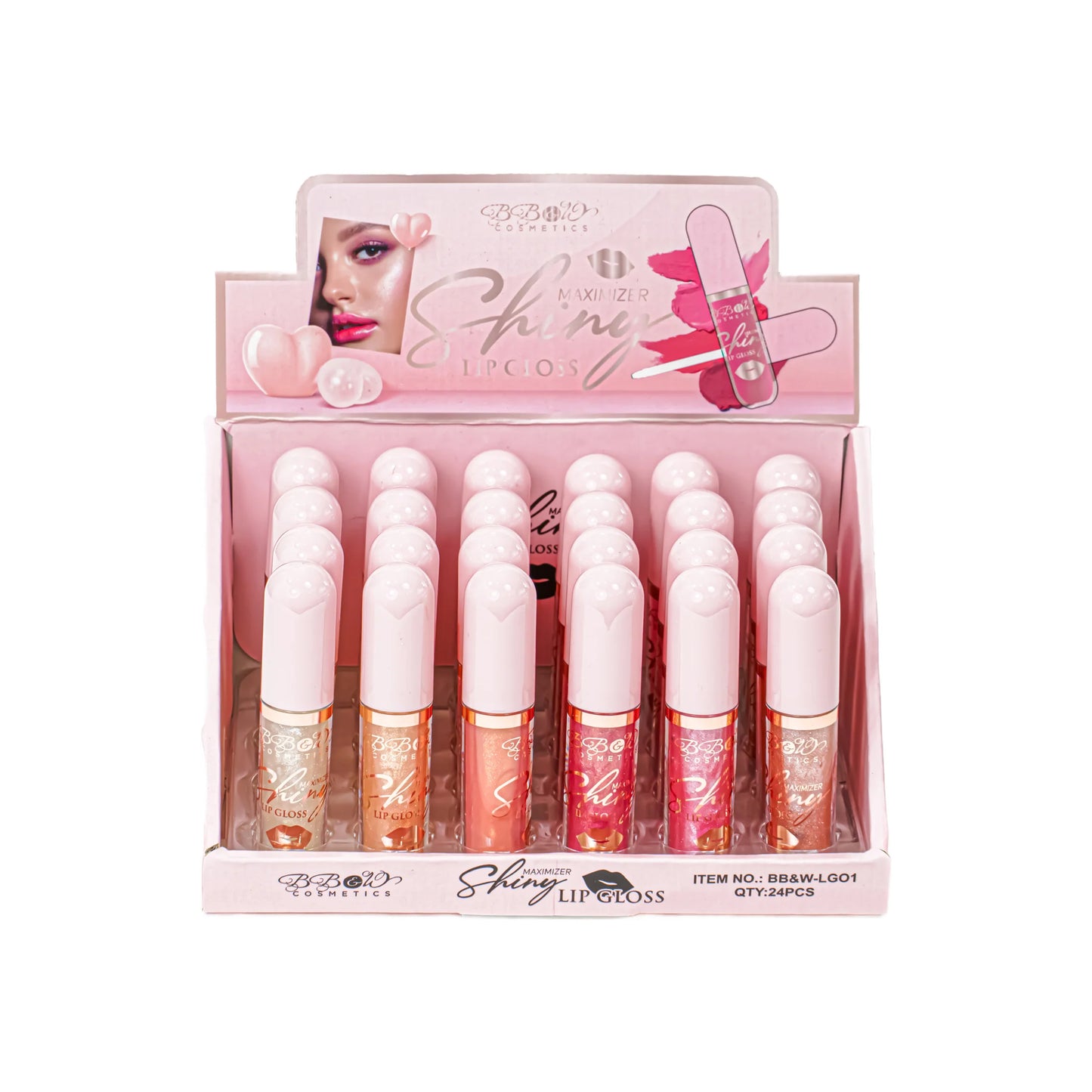 BB&W-LG01 Maximizer Shiny Lipgloss Display