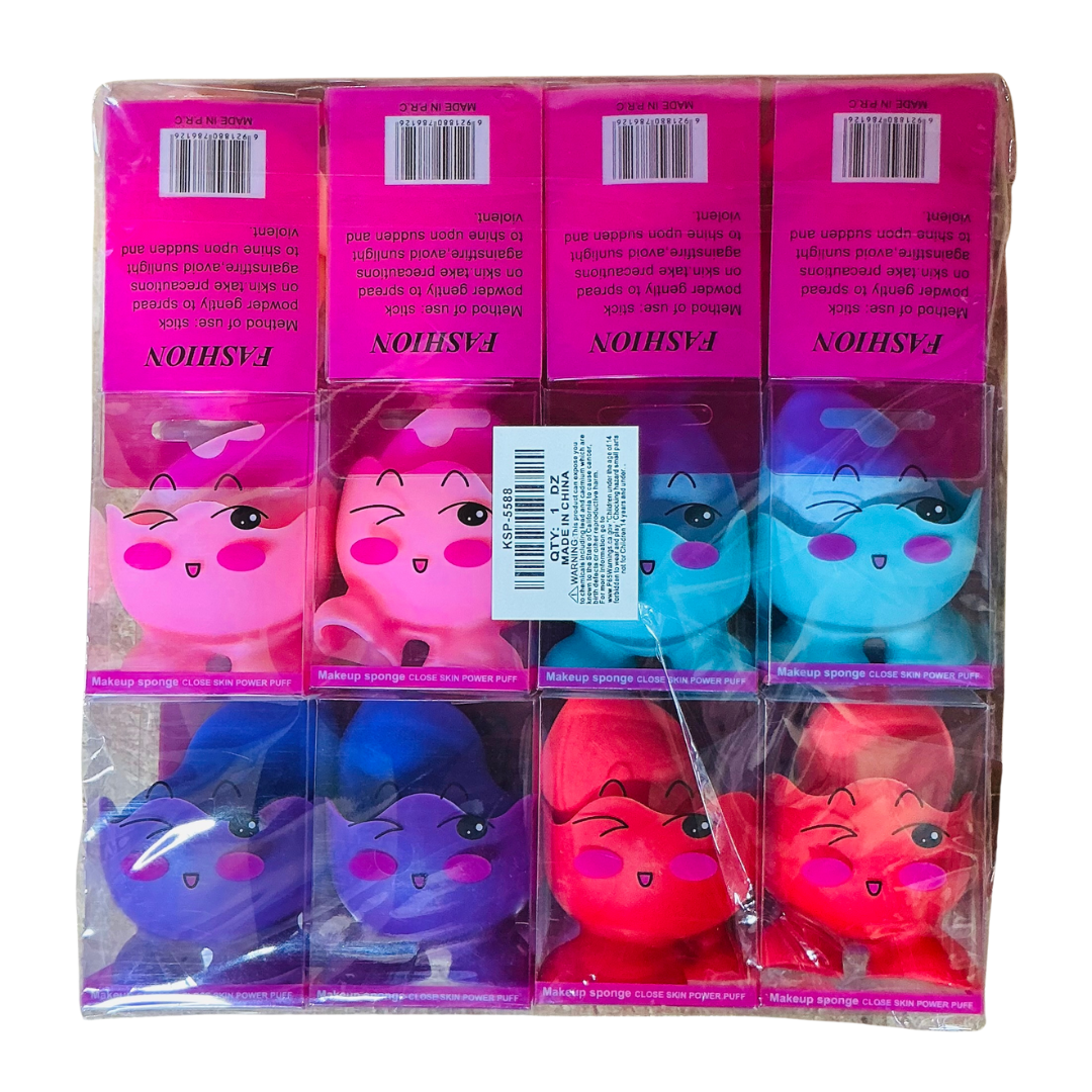 KSP-5588 Beauty Blender with Holder 12pc Set