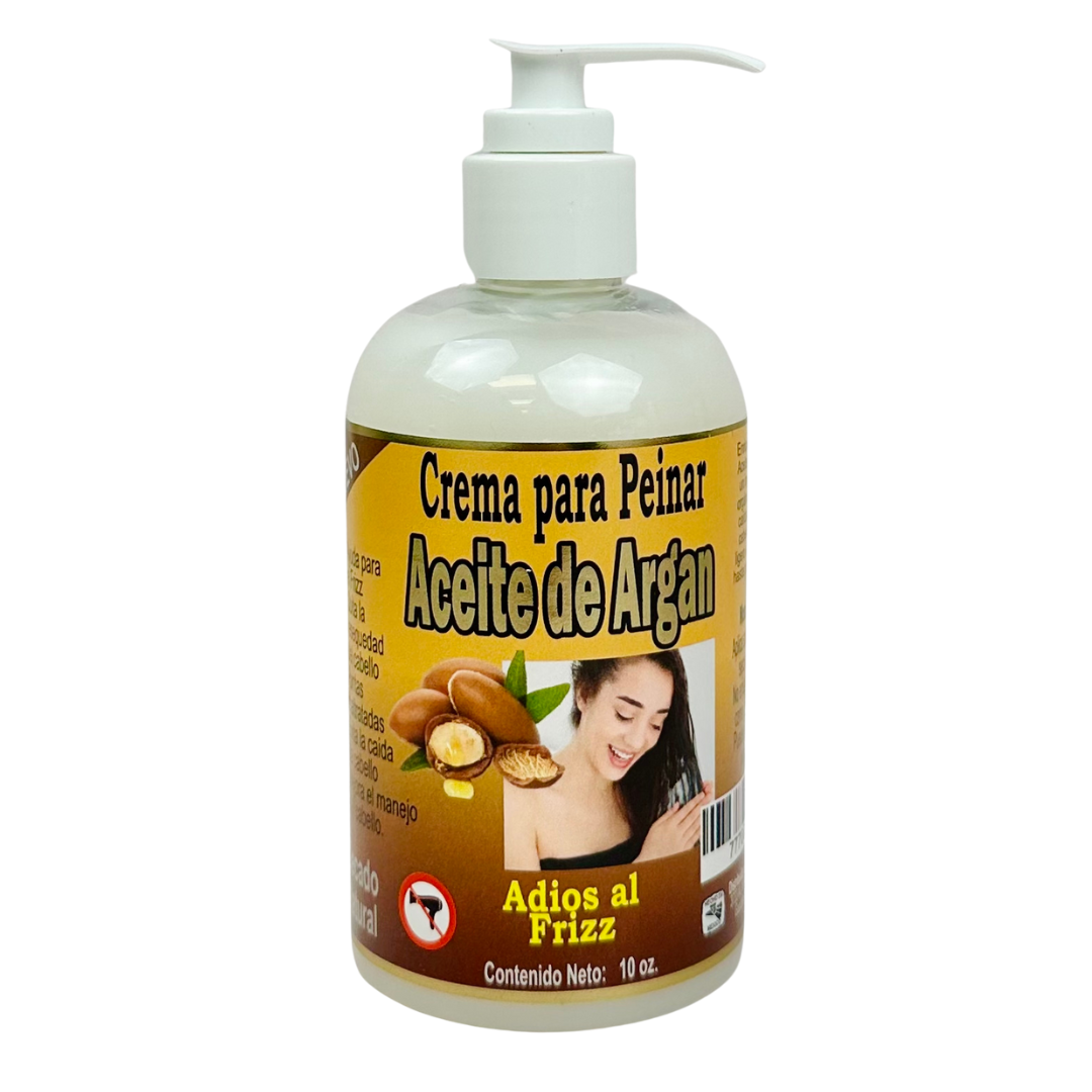 Crema de Aceite de Argan para Peinar 10oz