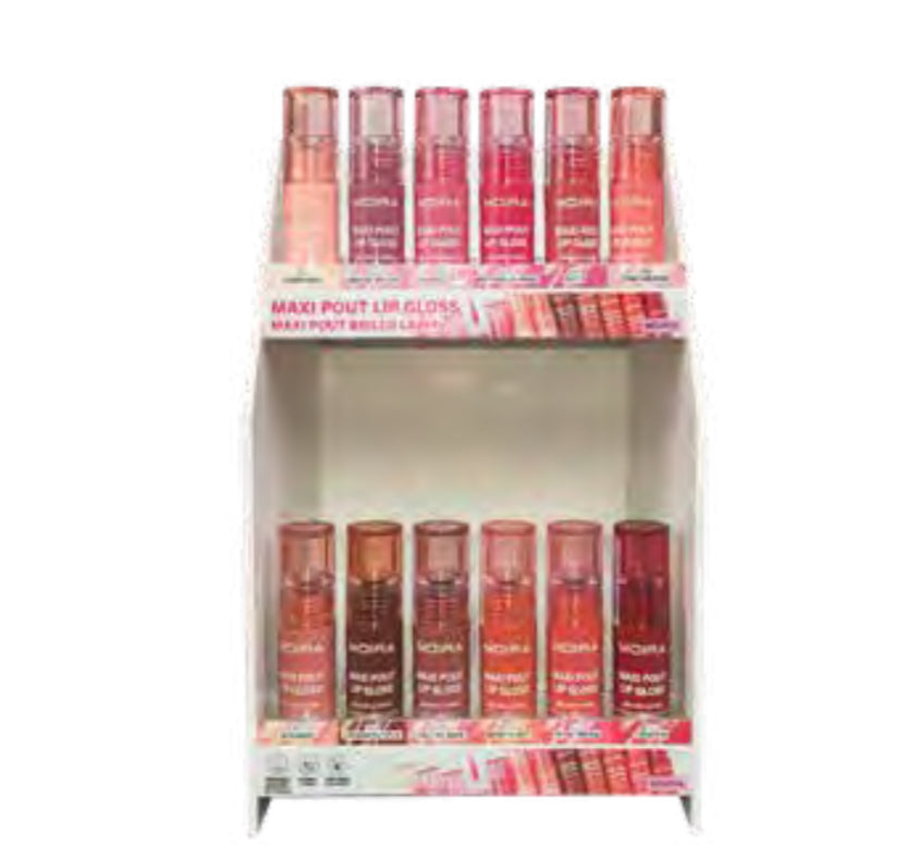 Moira Maxi Pout Cooling Plump Lip Gloss Display