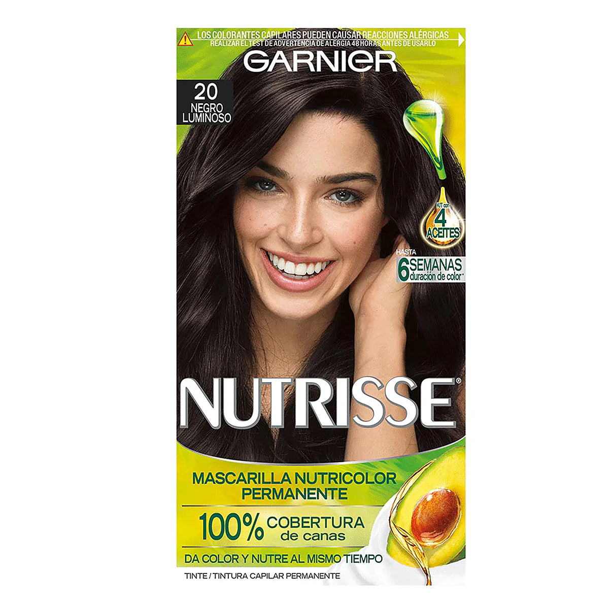 Garnier Nutrisse Tinte - 20 Negro Luminoso