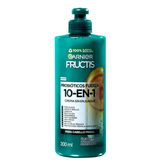 Garnier Fructis Crema Probioticos Fuerza 10 en 1 Cont. 300ml
