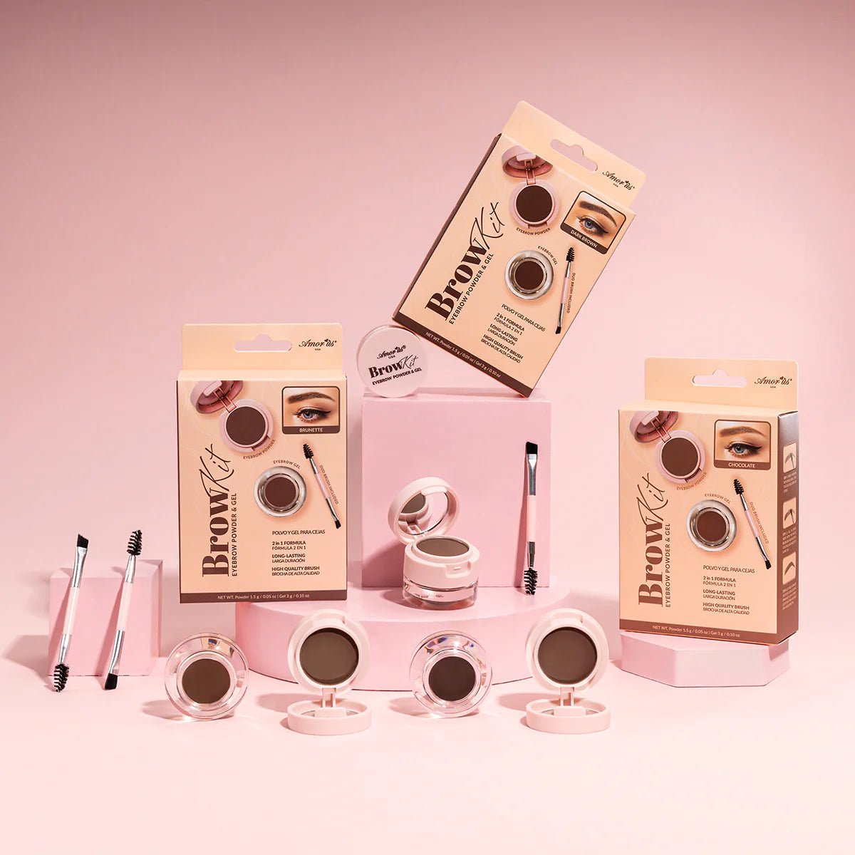 CO-BROWKD AmorUs Brow Kit Display