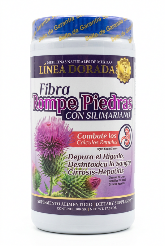 Fibra Rompe Piedras con Silimariano Cont. 500 g