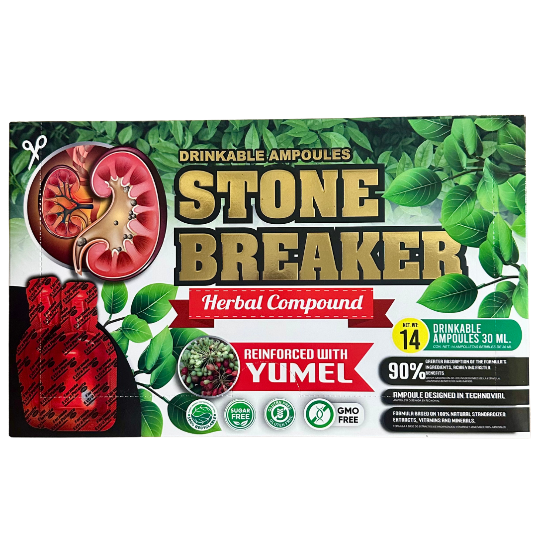 Natural de Mexico Ampolletas Bebibles Stone Breaker Cont. 14 Ampolletas