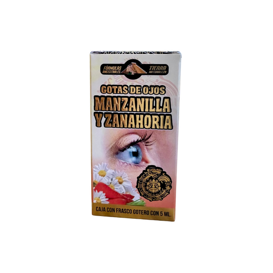 Natural de Mexico Gotas de Ojos Manzanilla y Zanahoria Cont. 5ml