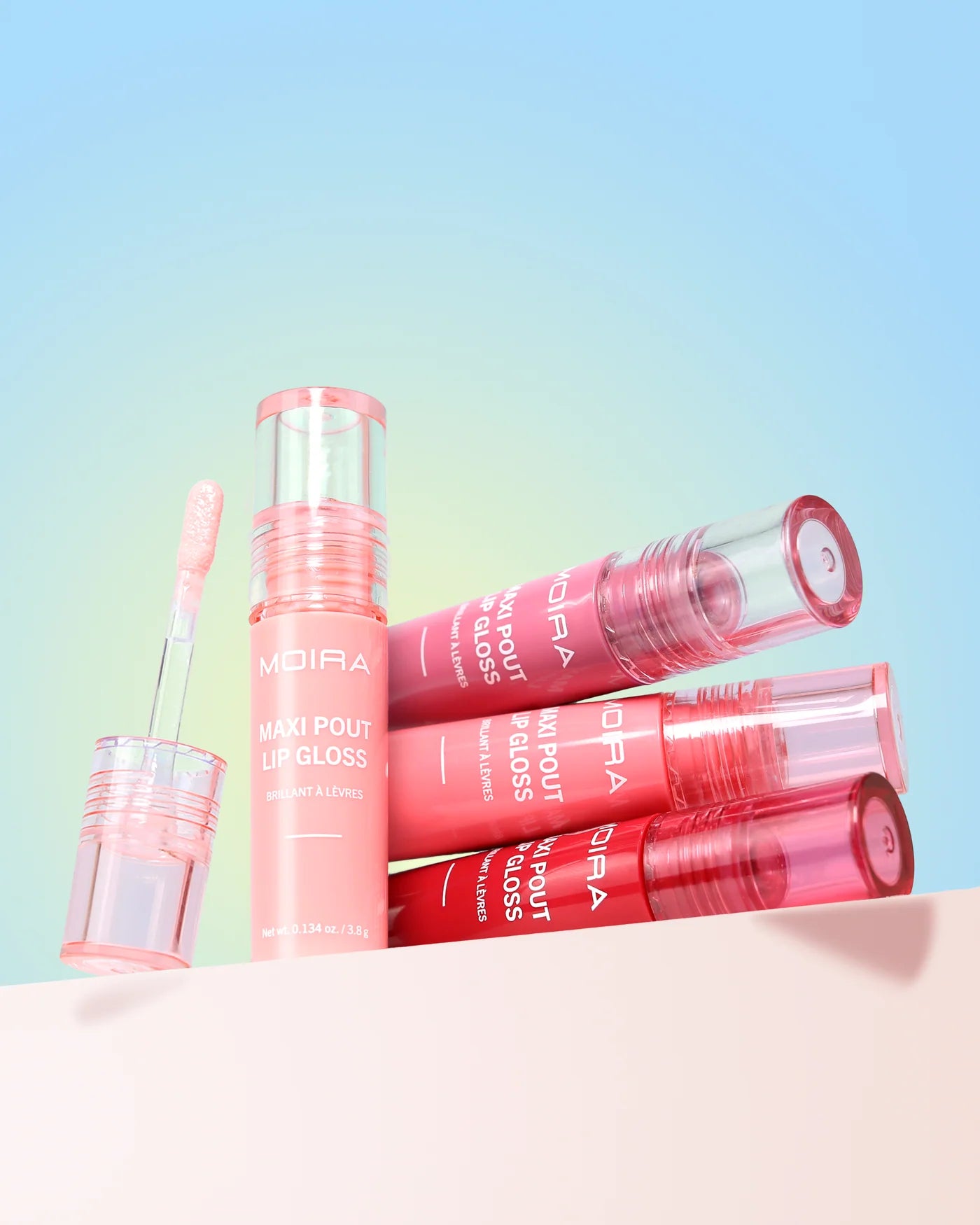 Moira Maxi Pout Cooling Plump Lip Gloss Display