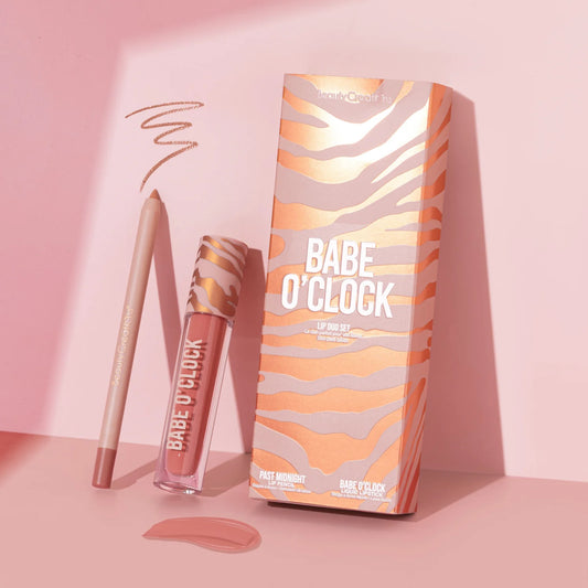 LD01 Beauty Creations Babe O'Clock Lip Duo 3PC Set