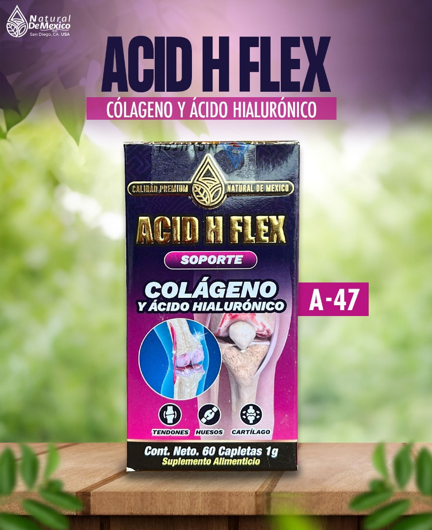 A-47  Acid H Flex Cont. 60 Capletas