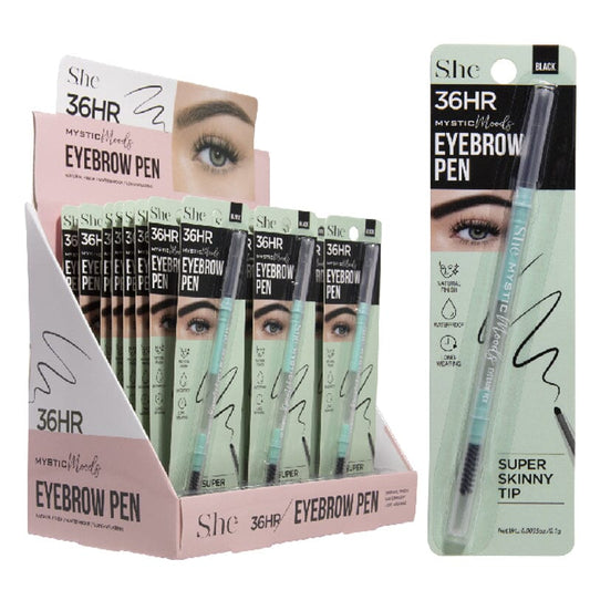 RE1003 She Makeup Eyebrow Pencil Black Display