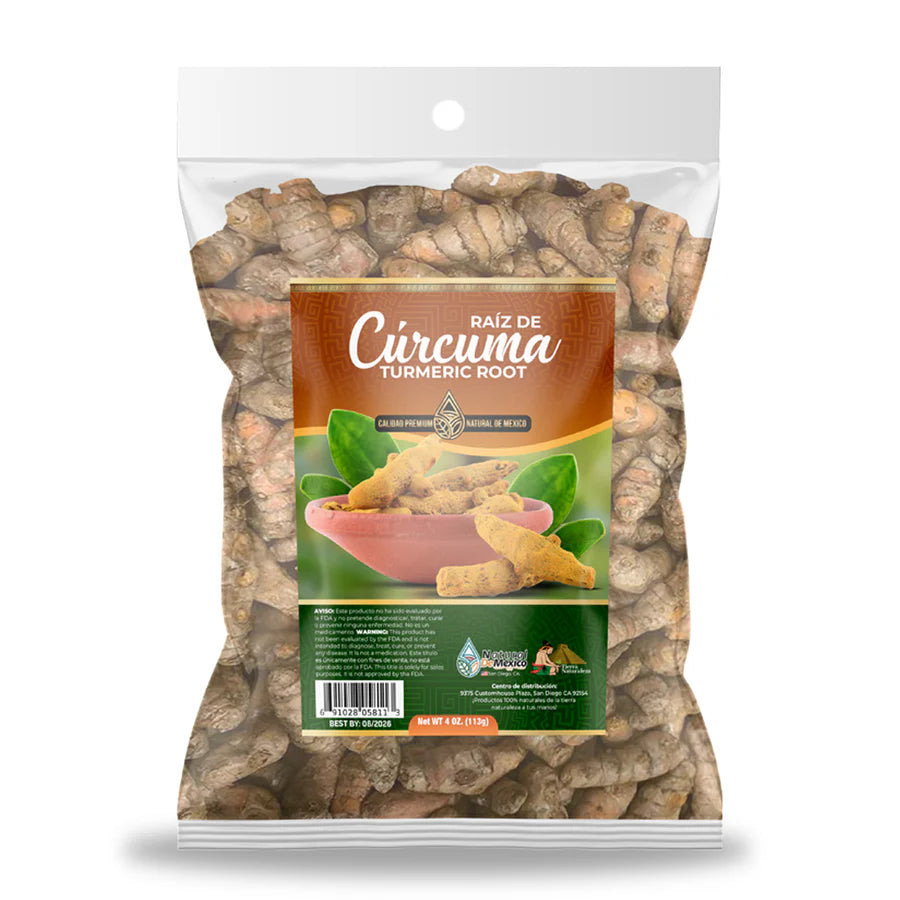 Raiz de Curcuma Cont. 4 oz