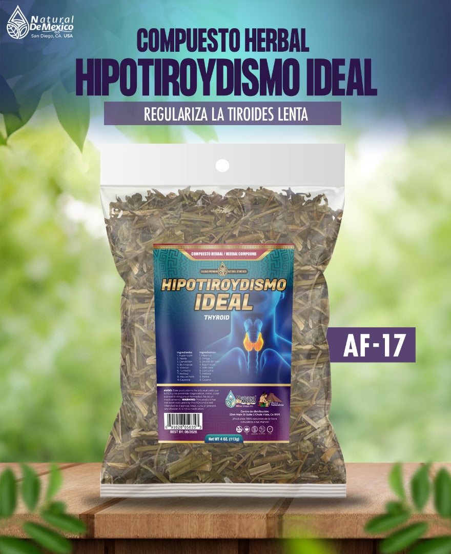 AF-17 Compuesto Herbal Hipotiroydismo Ideal