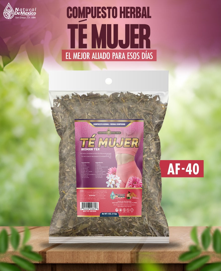 AF-40 Compuesto Herbal Té Mujer