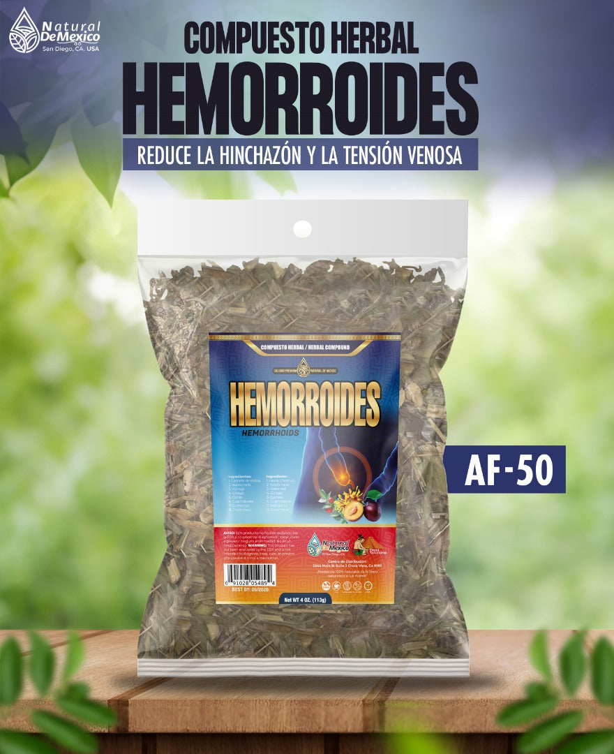 AF-50 Compuesto Herbal Hemorroides