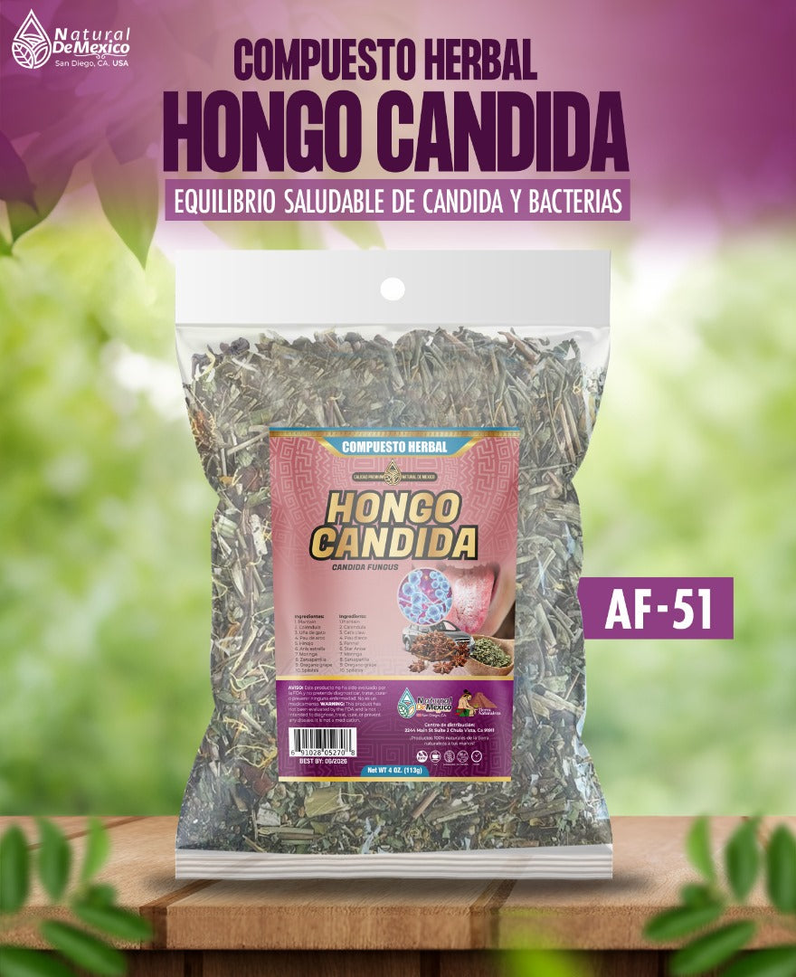 AF-51 Compuesto Herbal Hongo Candida