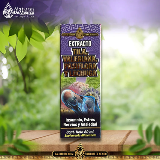 AN-19 Extracto Tila Valeriana Pasiflora y Lechuga 60 ml.