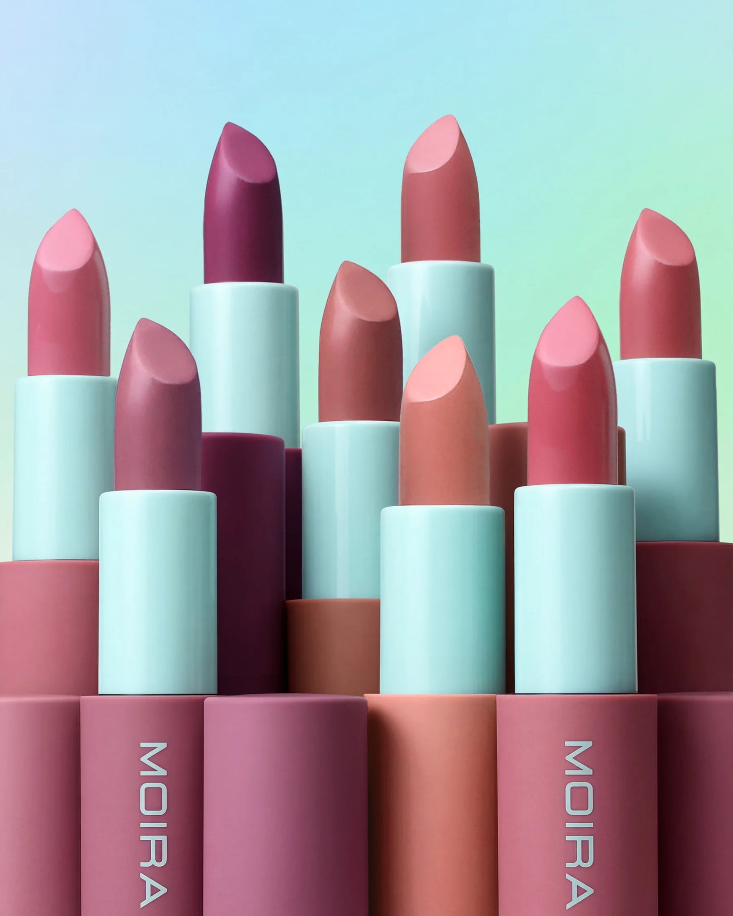 Moira Angel Satin Lipstick (ASL002, Halo Glow) 3pc Bundle