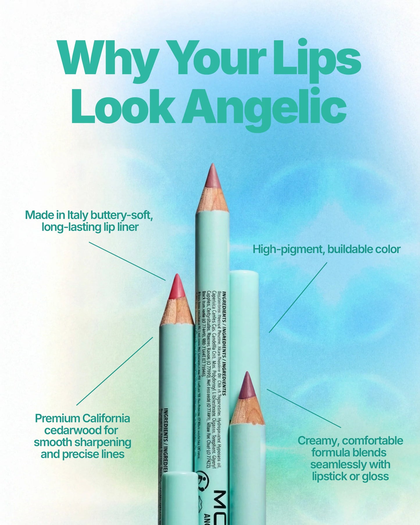 Moira Angel Touch Liner (ATL002, Whisper) 3pc Bundle