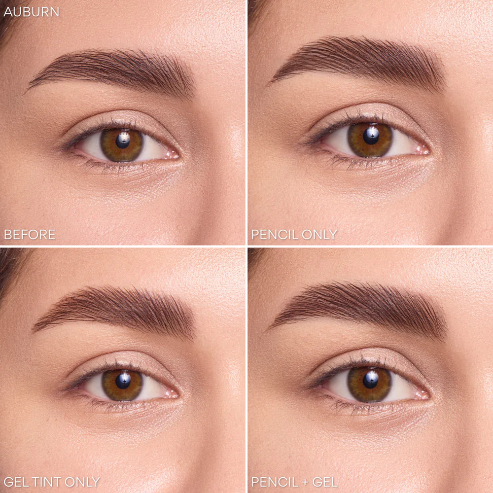 #DUET-BP3 Beauty Creations Duet Gel Tint + Brow Pencil (Auburn - Warm Medium Tone) 3PCS SET