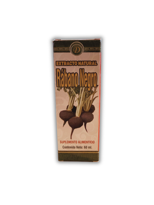 Extracto Liquido Natural - Suplemento Alimencio -  Rabano Negro 60Ml