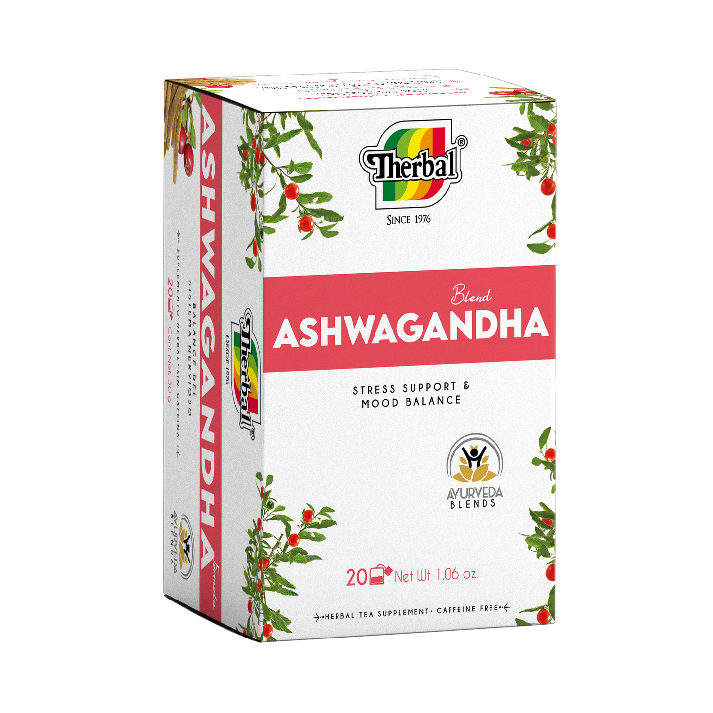 Therbal Ashwagandha Mood Harmony /20 Tea Bags.