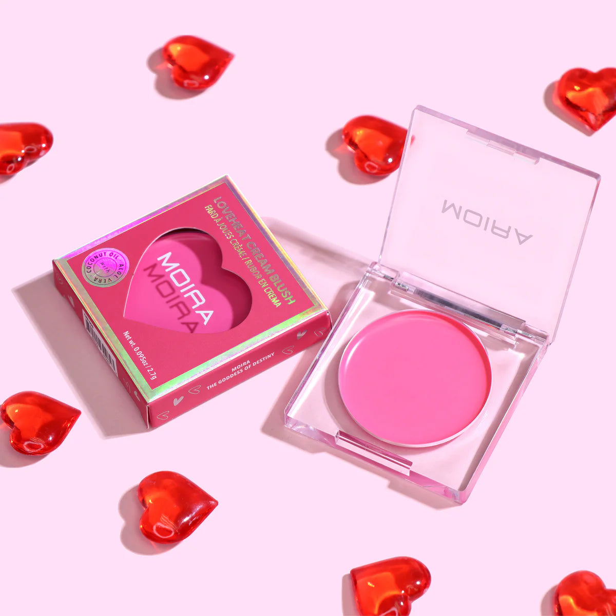 Moira Loveheat Cream Blush (CRB 006, I Miss You) 3pc Bundle